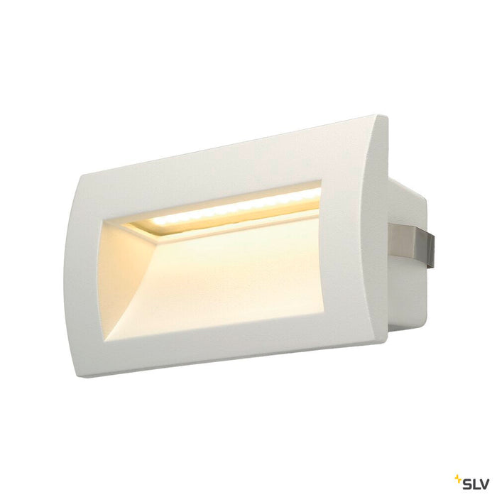 DOWNUNDER OUT LED M, outdoor recessed wall light, LED, 3000K, white