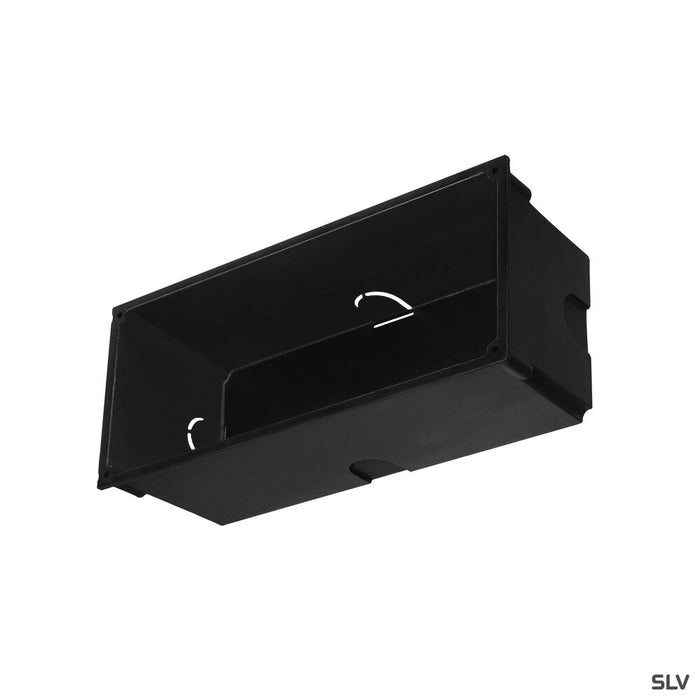 MOUNTING POT, for ADI outdoor recessed wall light, black