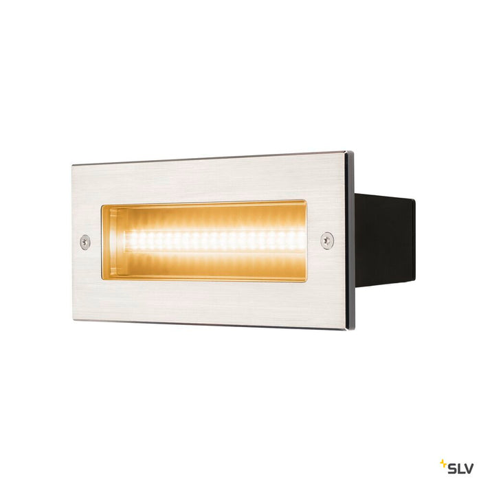 BRICK, outdoor recessed wall light, LED, 3000K, stainless steel, IP67, 230V, 950lm 10W