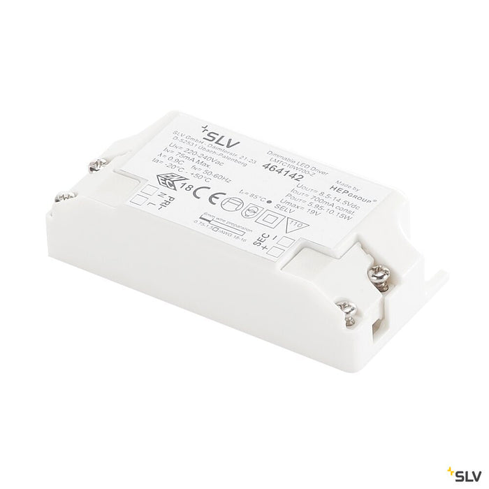 LED DRIVER, 10.5W, 700mA, incl. strain relief, dimmable