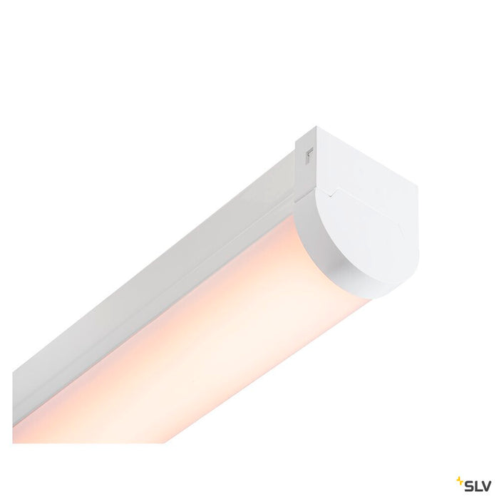 BENA, ceiling light, LED, 3000K, white, L/W/H 120/6.5/7.4 cm