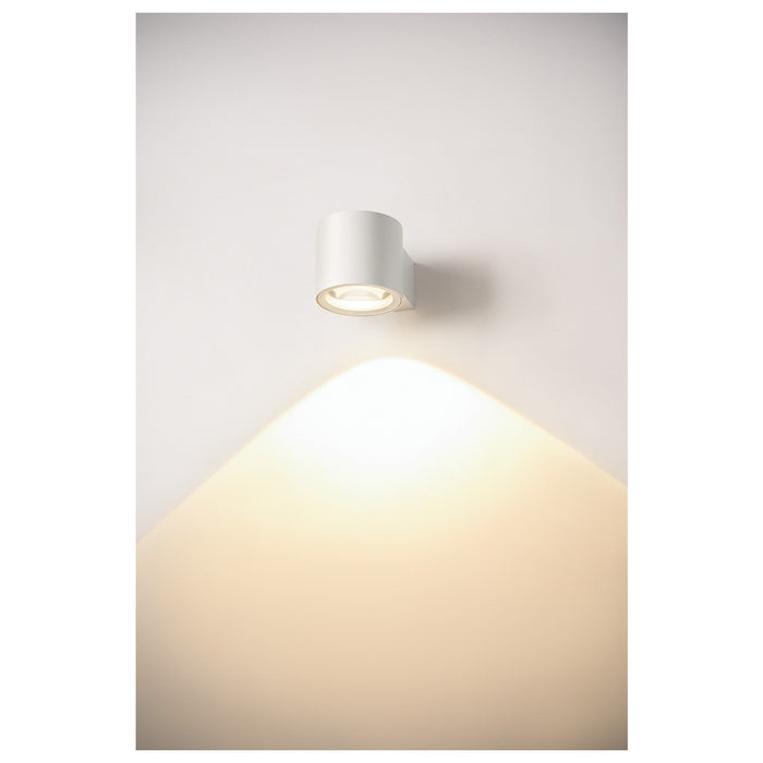 OCULUS WL PHASE, Wall-mounted light white 8.5W 570lm 2000-3000K CRI90 100° Dimmable
