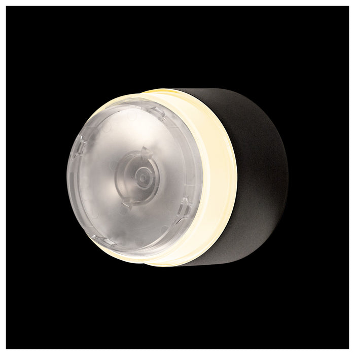 MANA BASE WL PHASE, Wall-mounted light anthracite round 15W 800/820lm 2700/3000K CRI90 Dimmable