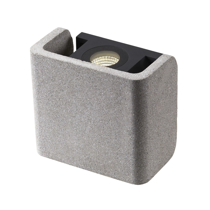 MANA OUT WL, Wall-mounted light set grey/anthracite 11W 650lm 3000K CRI80 60° Phase cut-off