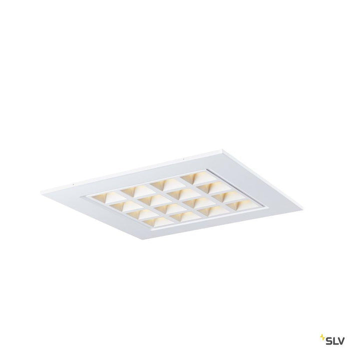PAVANO 600x600 Indoor LED recessed ceiling light white 3000K UGR<(><<)>16