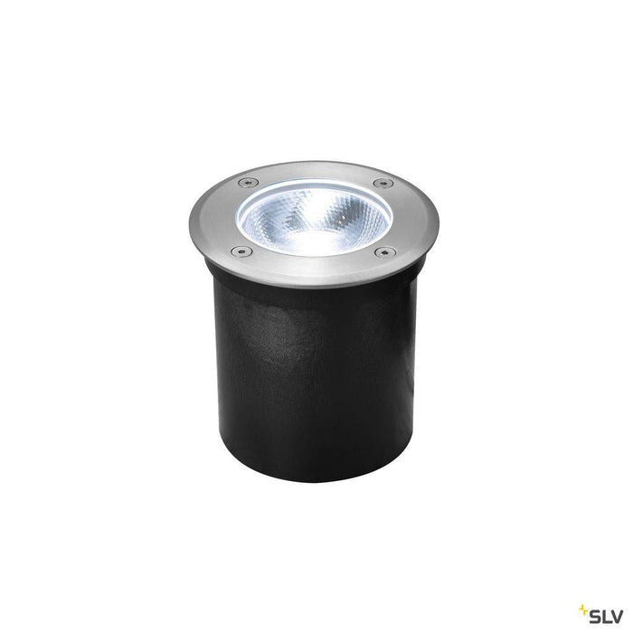 ROCCI Round, outdoor LED inground fitting, stainless steel 316, 4000K, IP67, 8.6W