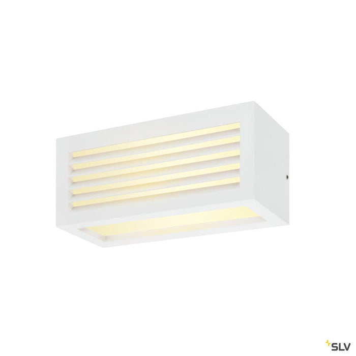 BOX_L, LED outdoor surface-mounted wall and ceiling light, white, IP44, 3000K, 19W