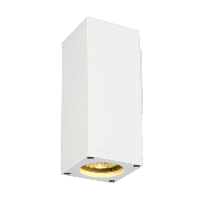 THEO WALL OUT, wall light, square, white, GU10, max. 35W