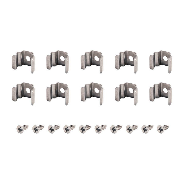 [Discontinued] MOUNTING CLIPS, for DELF D light bars, 10 pieces