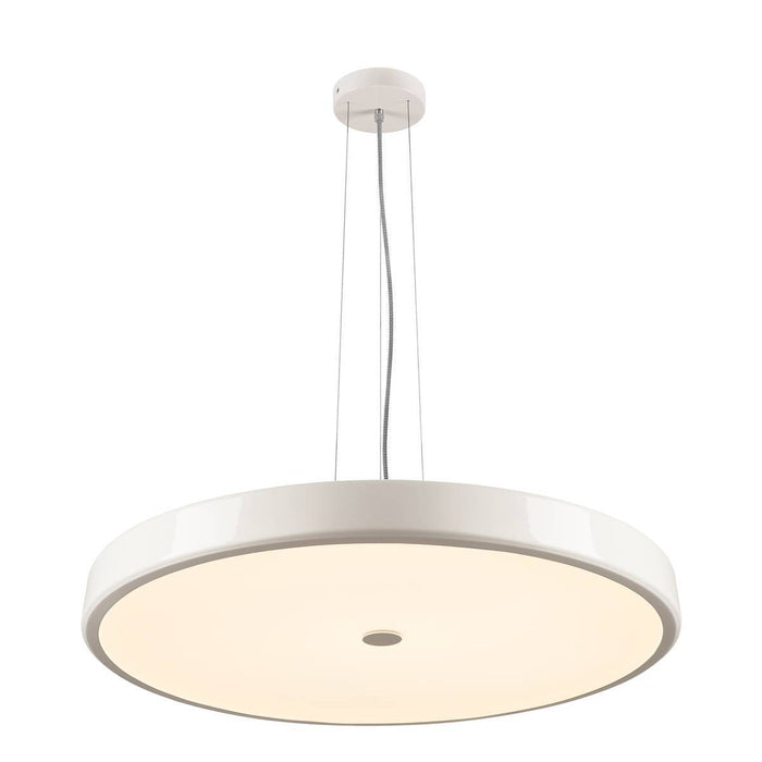 SPHERA, pendant, LED, 2700K, round, white, frosted acrylic glass, Ø 75cm