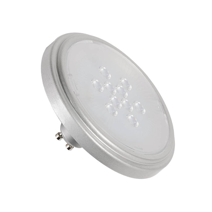 QPAR111 Retrofit LED lamp, GU10, 4000K, 25°, silver-grey