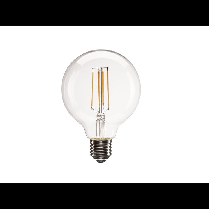 E27 LED G95 Bulb, 330°, 2700K, 806lm, dimmable
