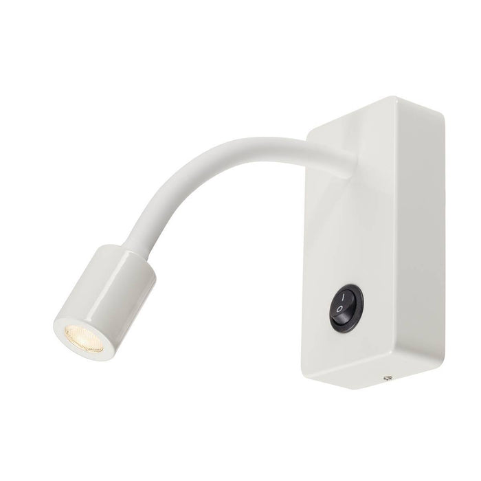 PIPOFLEX wall light, matt white, 4W LED, 3000K