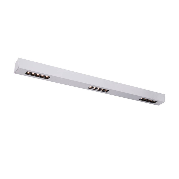 Q-LINE CL, LED Indoor surface-mounted ceiling light, 1m, BAP, silver, 3000K