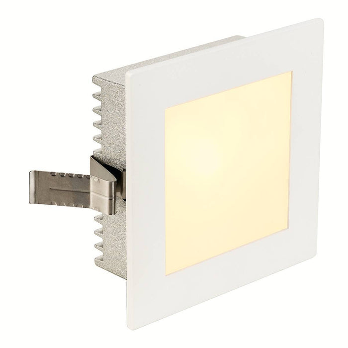 FLAT FRAME BASIC recessed light, square, white, G4, max. 20W