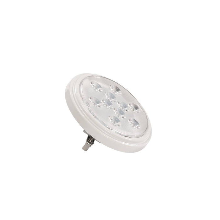LED QR111 G53 bulb, 13°, white, 2700K, 800lm