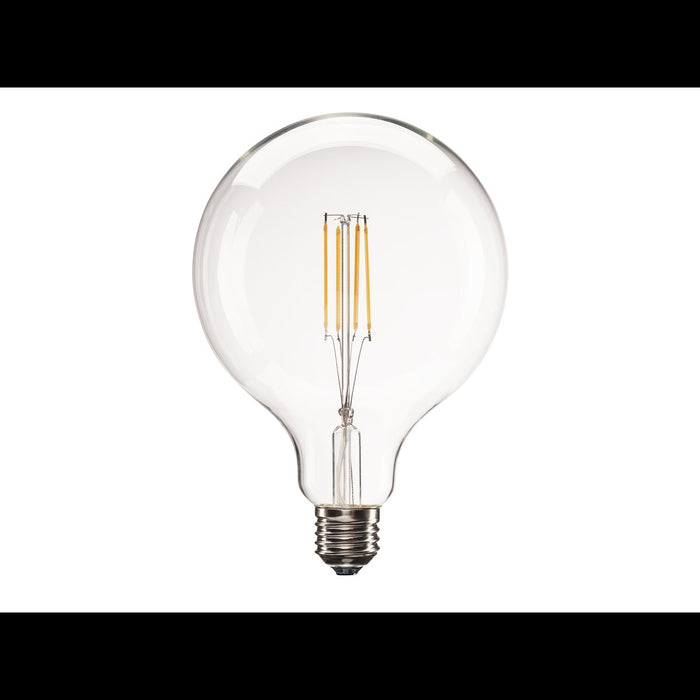 E27 LED G125 Bulb, 330°, 2700K, 806lm, dimmable