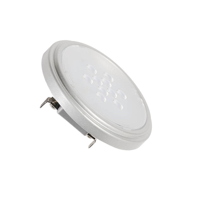 QR111 Retrofit LED lamp, G53, 2700K, 25°, silver-grey