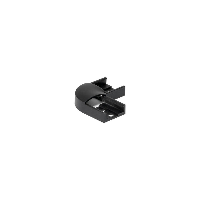 GLENOS 90° connector for linear profile 1809, matt black, 2 pcs.