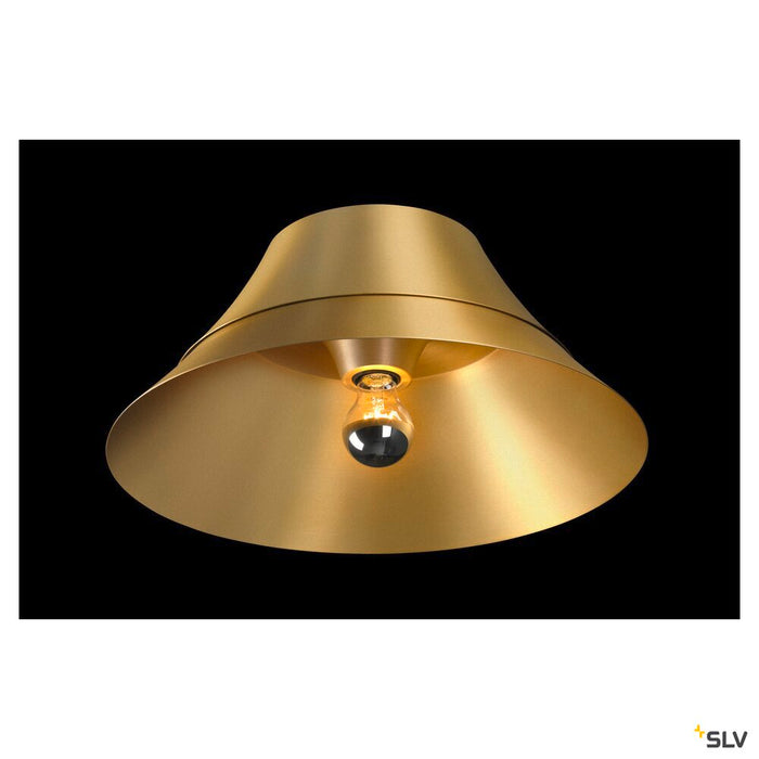 BATO 45 CW, Indoor surface-mounted ceiling light, brass, E27, max. 60W