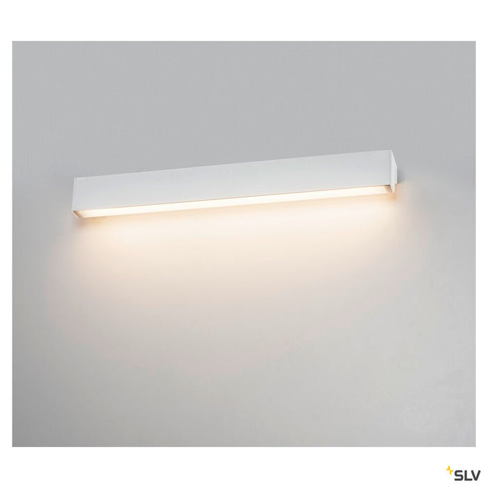 L-LINE 60 LED, wall and ceiling light, IP44, 3000K, 1500lm, white