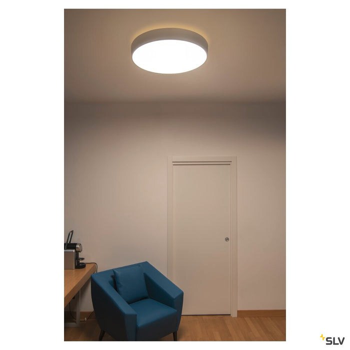 MEDO 90 CL AMBIENT, LED indoor surface-mounted ceiling light, TRIAC, grey, 3000/4000K
