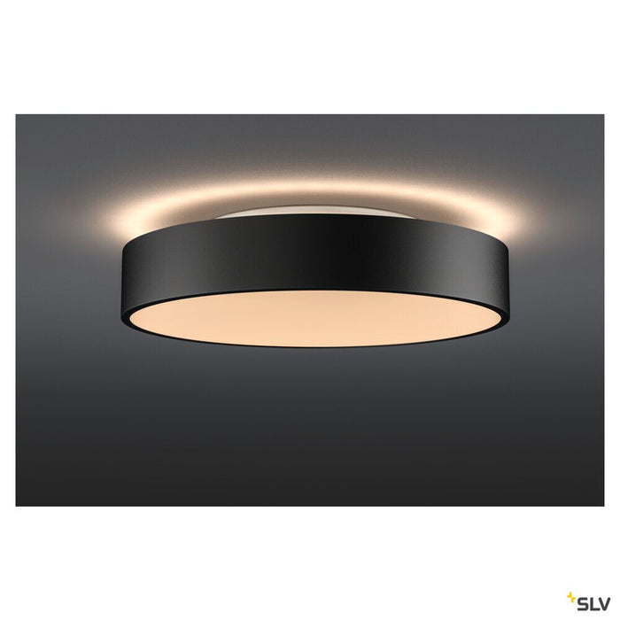 MEDO 40 CW AMBIENT, LED Outdoor surface-mounted wall and ceiling light, TRIAC, black, 3000/4000K