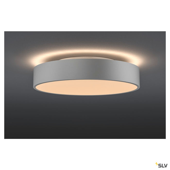 MEDO 40 CW AMBIENT, LED Outdoor surface-mounted wall and ceiling light, TRIAC, silver-grey 3000/4000K