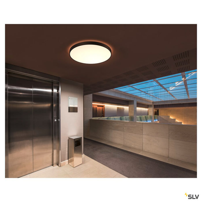 MEDO 90 CL AMBIENT, LED indoor surface-mounted ceiling light, DALI, black, 3000/4000K