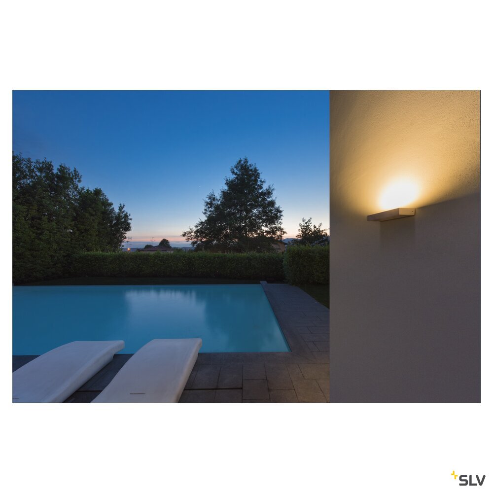 PEMA WL, LED Outdoor surface-mounted wall light, IP54, white, 3000K