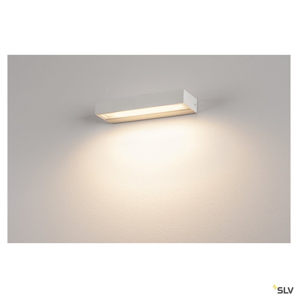 PEMA WL, LED Outdoor surface-mounted wall light, IP54, white, 3000K
