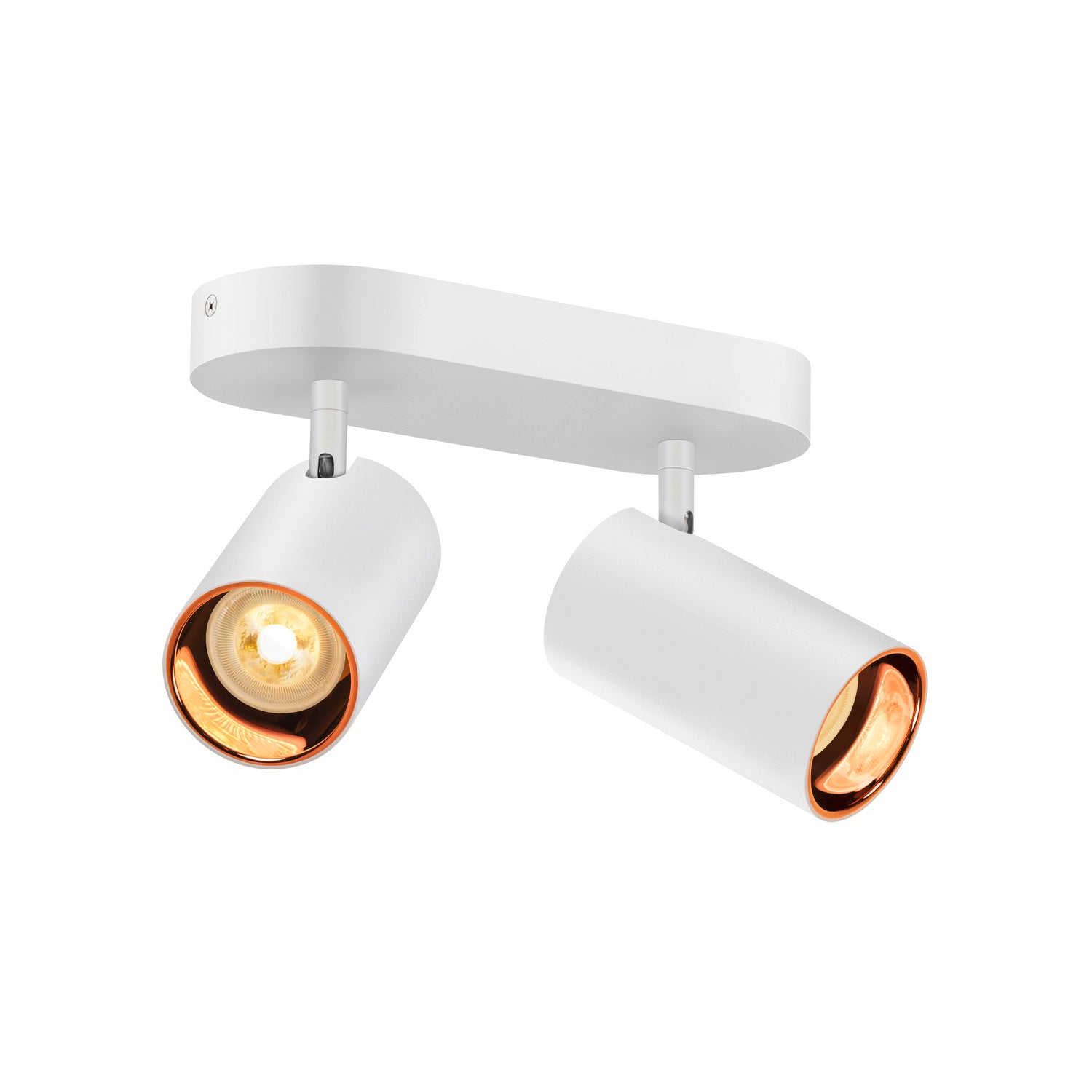 ASTO TUBE, ceiling-mounted light, cylindrical, GU10, 2x max. 10 W, white