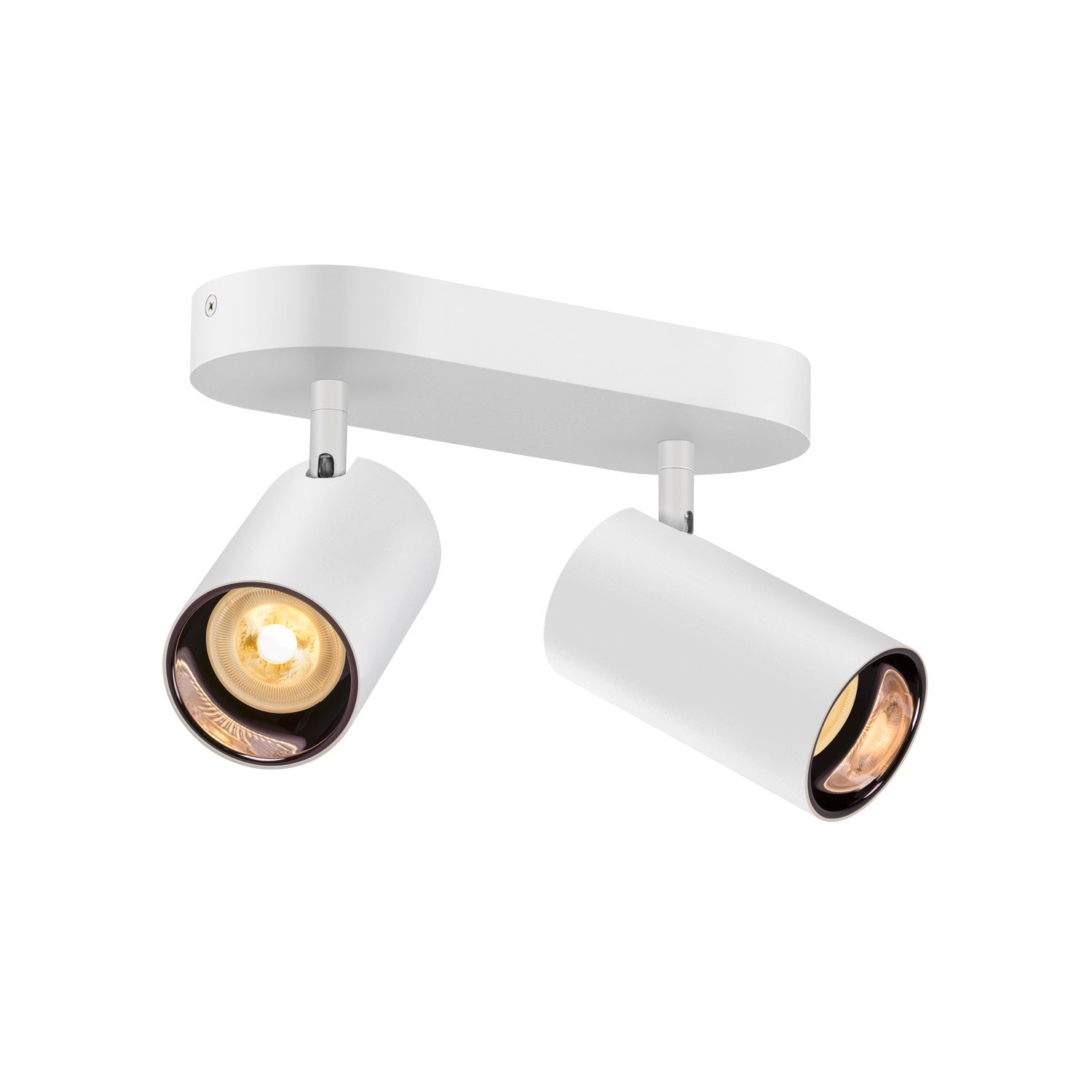 ASTO TUBE, ceiling-mounted light, cylindrical, GU10, 2x max. 10 W, white