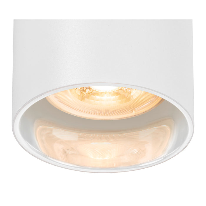 ASTO TUBE, ceiling-mounted light, cylindrical, GU10, 2x max. 10 W, white