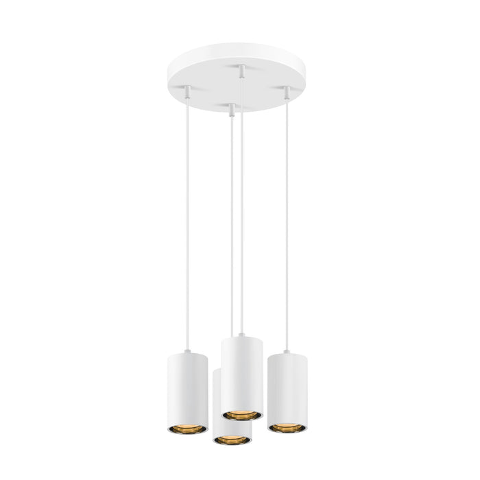 ASTO TUBE, pendant light, GU10, pendant length 250 cm, 4x max. 10 W, white