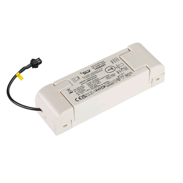 LED driver, 12W, 200mA, with radio interface for Numinos, DALI