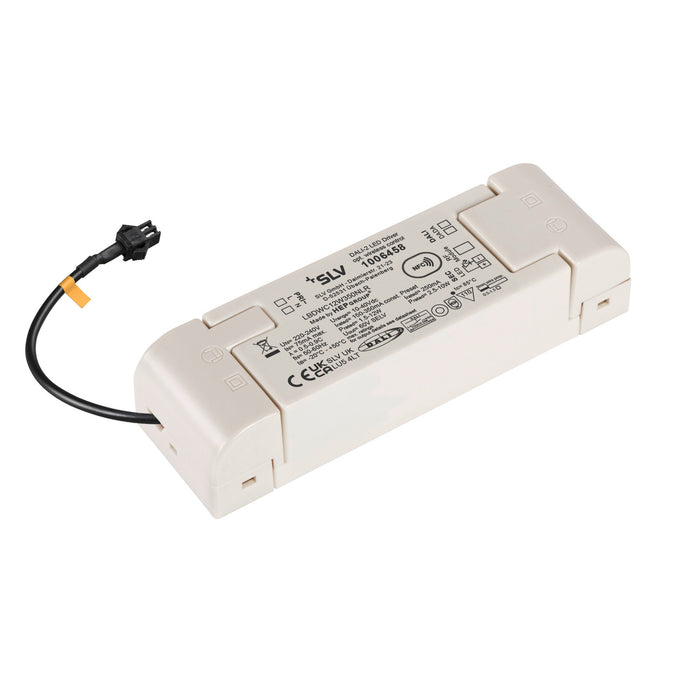 LED driver, 12W, 250mA, with radio interface for Numinos, DALI