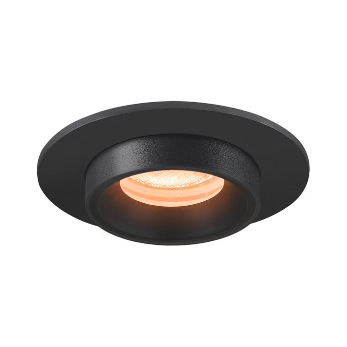 NUMINOS PROJECTOR XS recessed ceiling light, 2700 K, 20°, cylindrical, black / black
