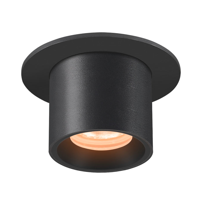NUMINOS PROJECTOR XS recessed ceiling light, 2700 K, 20°, cylindrical, black / black