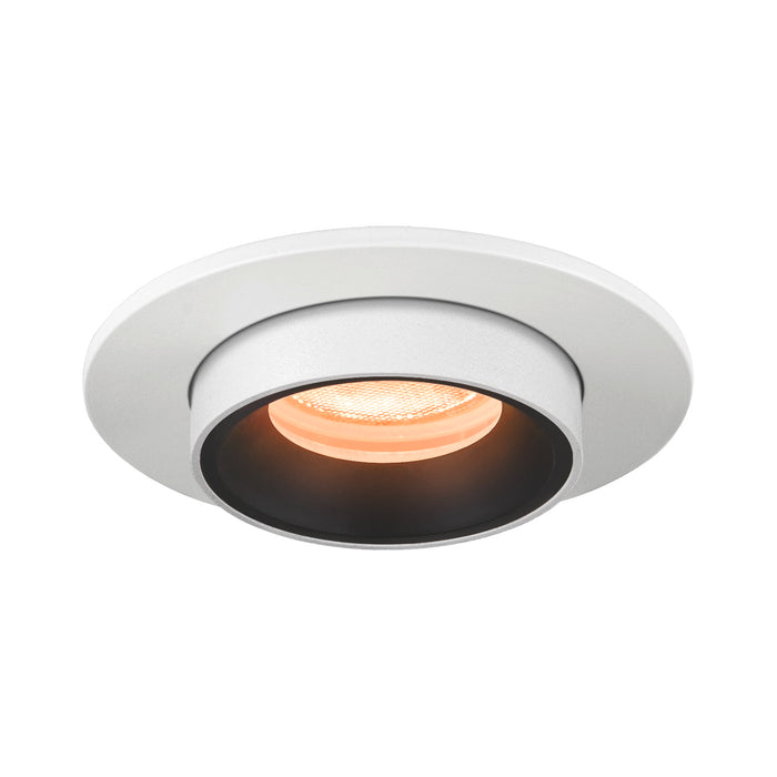 NUMINOS PROJECTOR XS recessed ceiling light, 2700 K, 55°, cylindrical, white / black