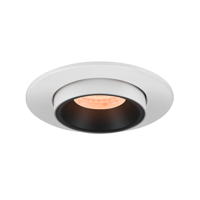 NUMINOS PROJECTOR S recessed ceiling light, 2700 K, 40°, cylindrical, white / black