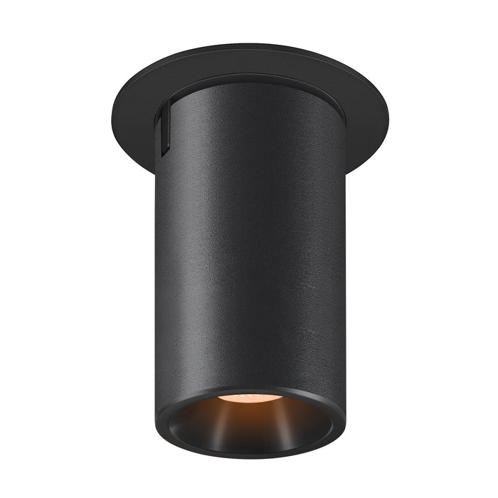 NUMINOS PROJECTOR M recessed ceiling light, 2700 K, 20°, cylindrical, black / black