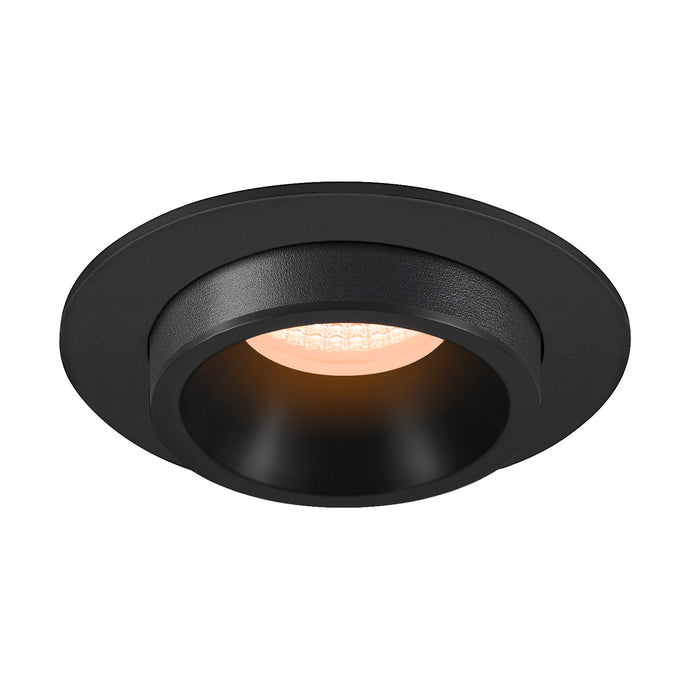 NUMINOS PROJECTOR M recessed ceiling light, 2700 K, 40°, cylindrical, black / black