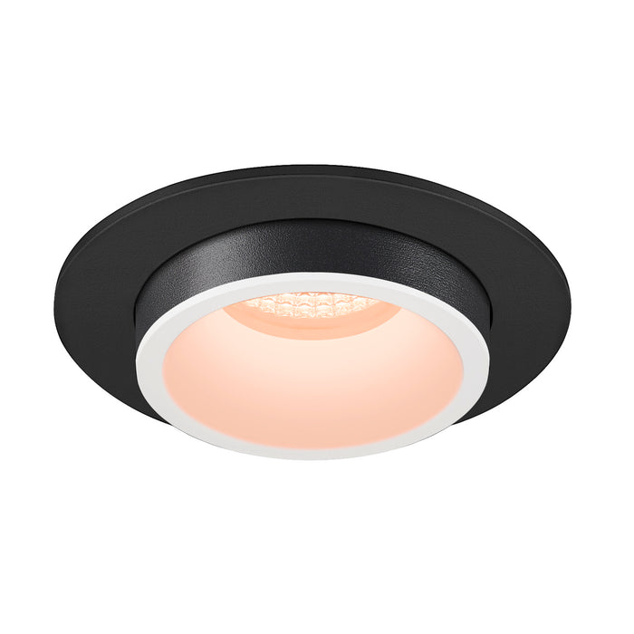 NUMINOS PROJECTOR M recessed ceiling light, 2700 K, 55°, cylindrical, black / white