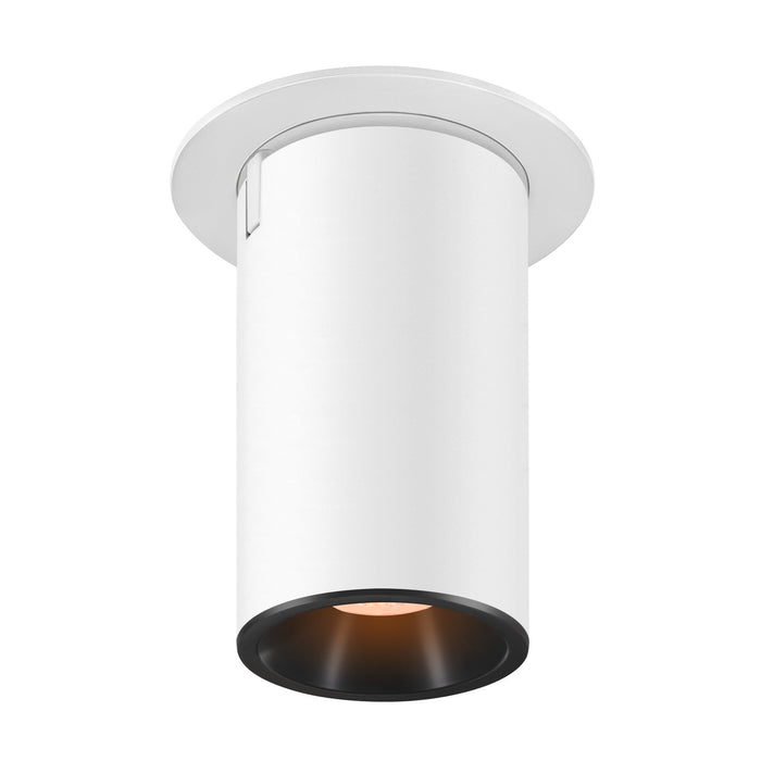 NUMINOS PROJECTOR M recessed ceiling light, 2700 K, 20°, cylindrical, white / black