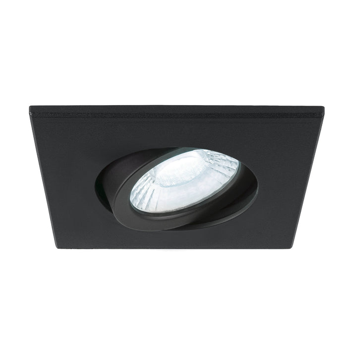 UNIVERSAL DOWNLIGHT cover, for downlight IP20, pivoting, square, black