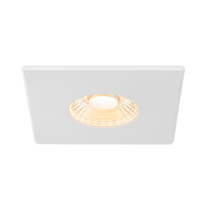 UNIVERSAL DOWNLIGHT cover, for downlight IP65, square, white