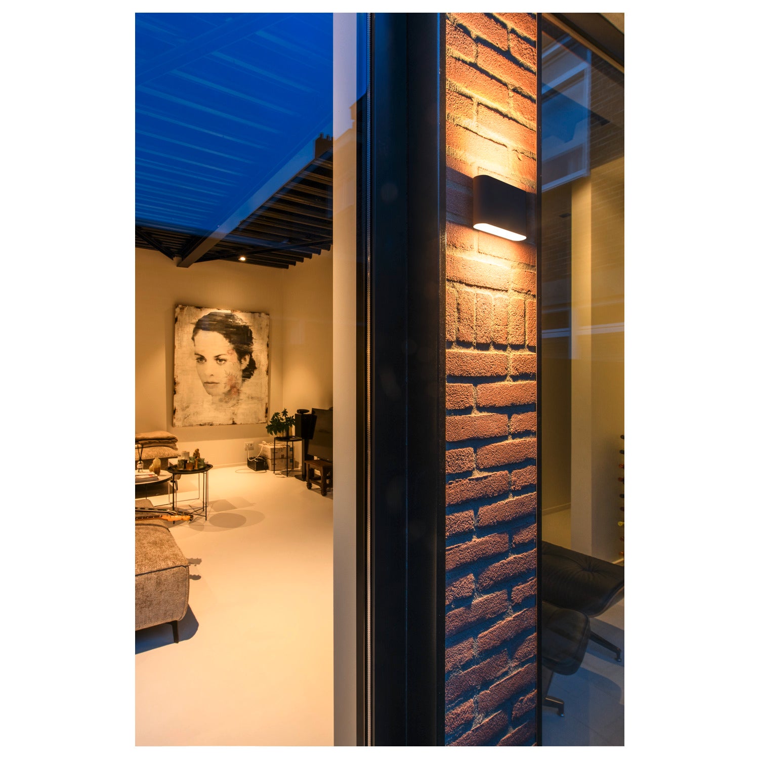 OVAL 14 WL wall-mounted light 2700/3000K, 6W, black