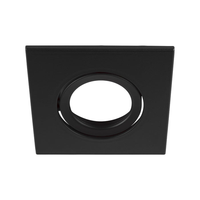 UNIVERSAL DOWNLIGHT cover, for downlight IP20, pivoting, square, black