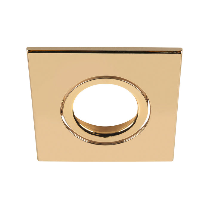 UNIVERSAL DOWNLIGHT cover, for downlight IP20, pivoting, square, gold